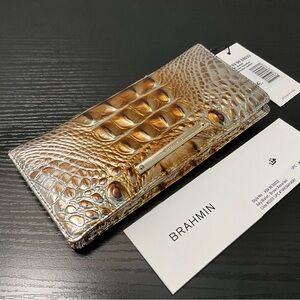 Brahmin Ady MACCHIATO MELBOURNE Wallet COPPER BRONZE SILVER GOLD
